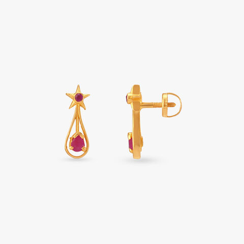 Starfire Drop Stud Earrings for Kids