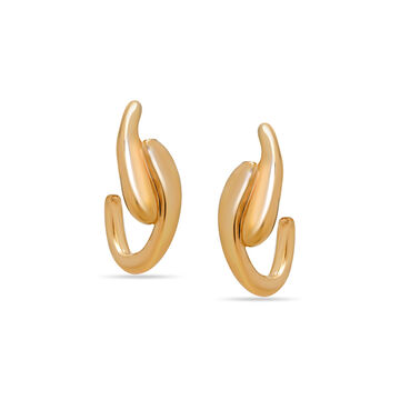 Mamma Mia 14 KT Yellow Gold Beautiful Bond Stud Earrings for Kids