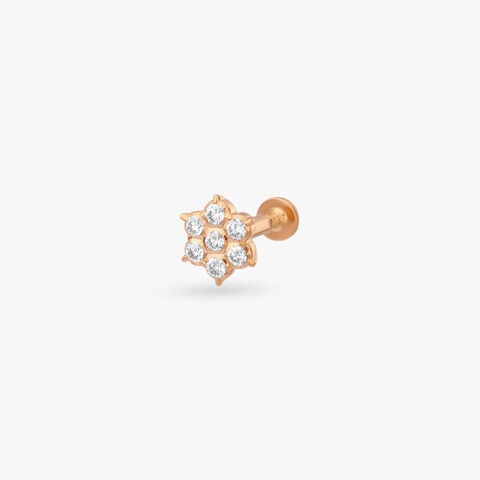 Sparkle Burst Diamond Nose Pin
