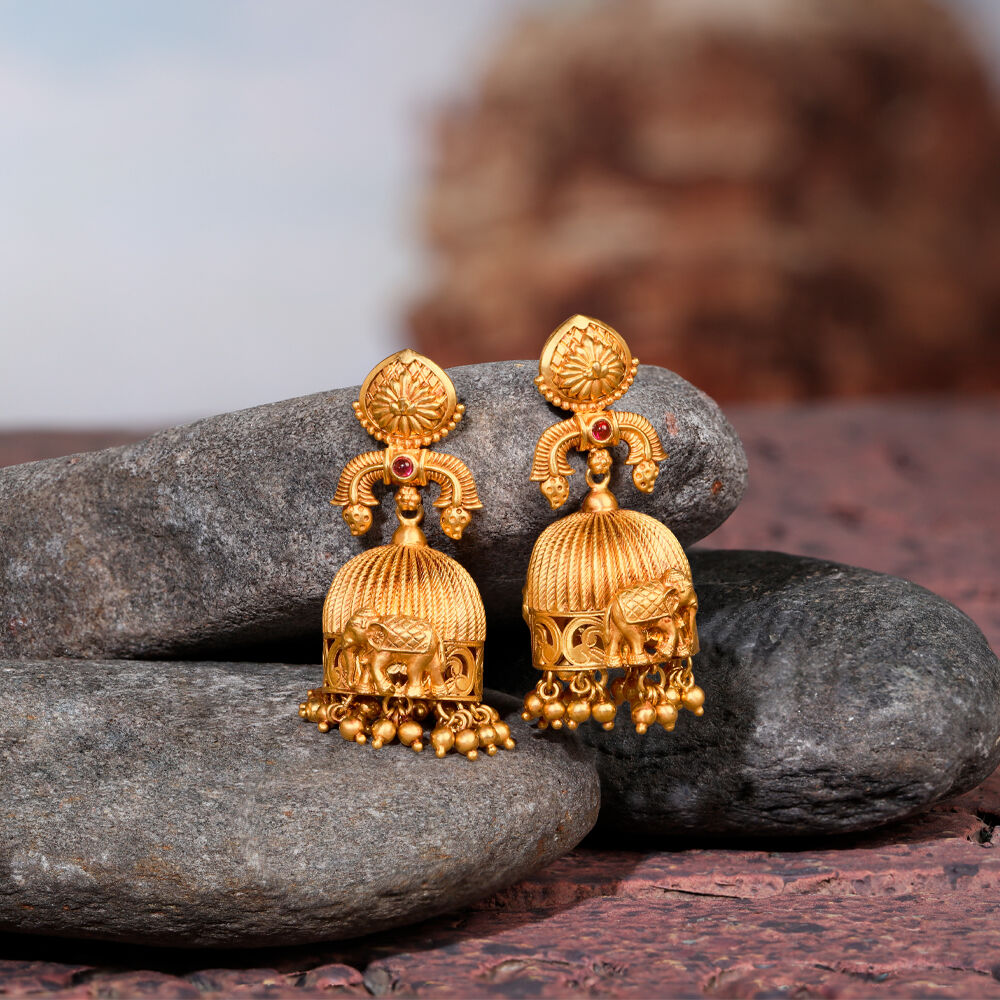 Elephant jhumkas store