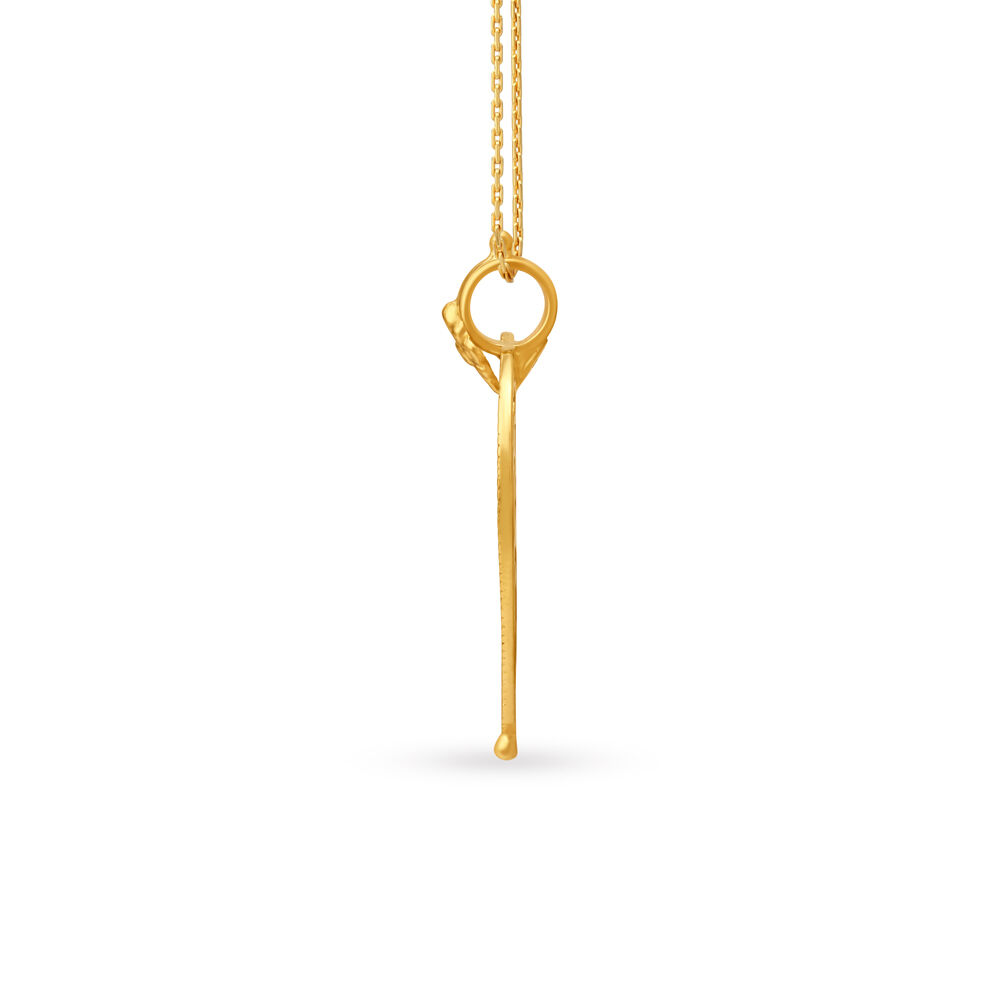 Holy Cross Gold Thali Pendant