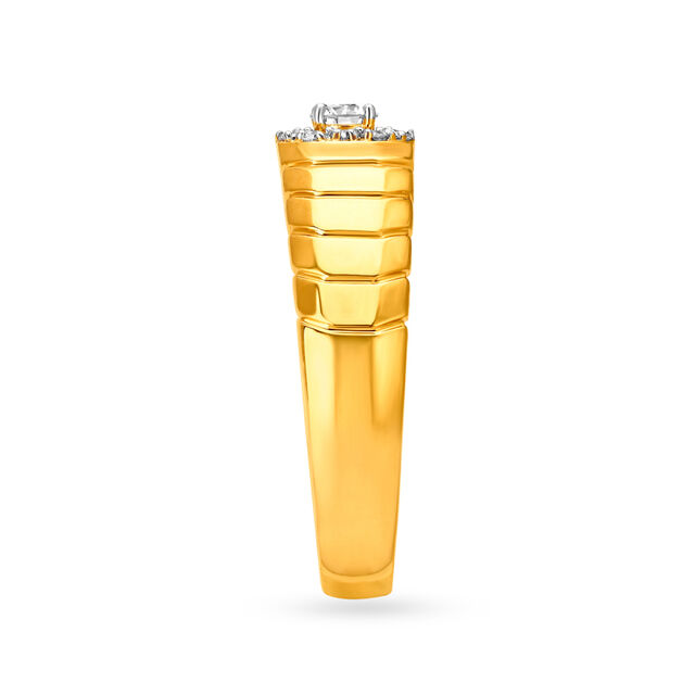 Dazzling Minimal Diamond Ring for Men,,hi-res image number null