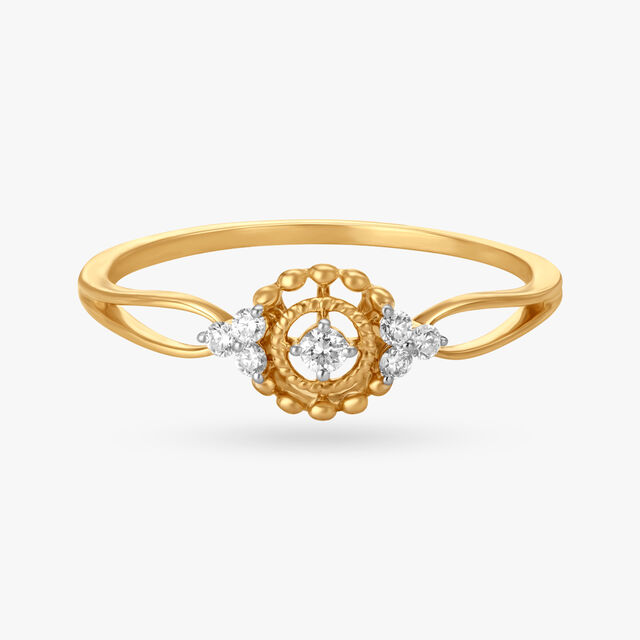 Minimal Glam Diamond Ring,,hi-res image number null