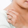 Mamma Mia 14 KT Yellow Gold Delightful  Ring,,hi-res image number null