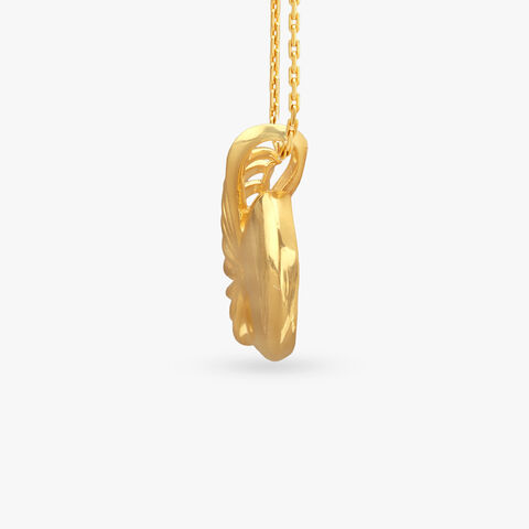 Whirling Glory Gold Pendant