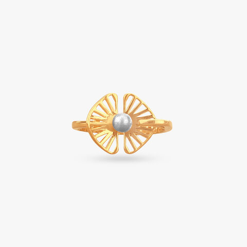Breeze Bloom Gold Ring