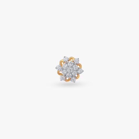 Luxe Petal Diamond Nose Pin