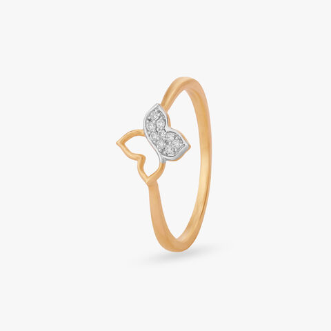 Architectural Frame Diamond Ring
