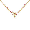 Ravishing Ruby and Gold Vine Necklace,,hi-res image number null