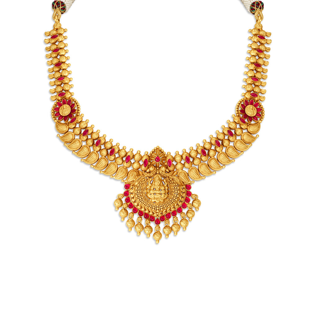 Traditional Exquisite Kemp Set Gold Necklace