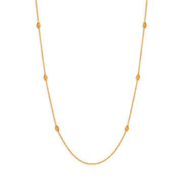 22KT Yellow Gold Urbane Elements Accentuate Revel Worthy Chain