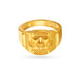 Modern Hollow Style Gold Finger Ring For Men,,hi-res image number null
