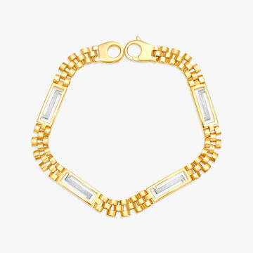 Abstract Bold Bracelet for Men