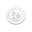 Goddess Laxmi and Lord Ganesha 50 Gram 999 Purity Silver Coin,,hi-res image number null