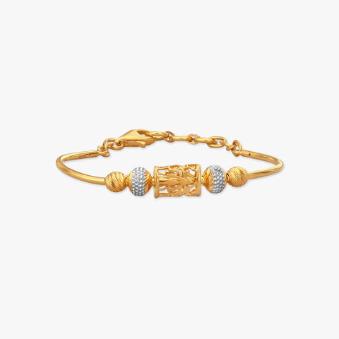 Little Stars Gold Bangle For Kids