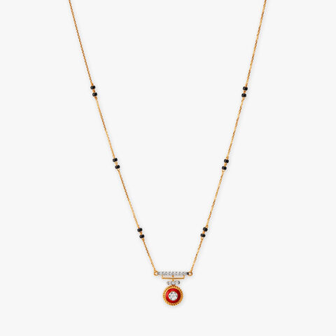 Contemporary Chic Diamond Mangalsutra