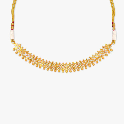 Regal Radiance Gold Necklace Set