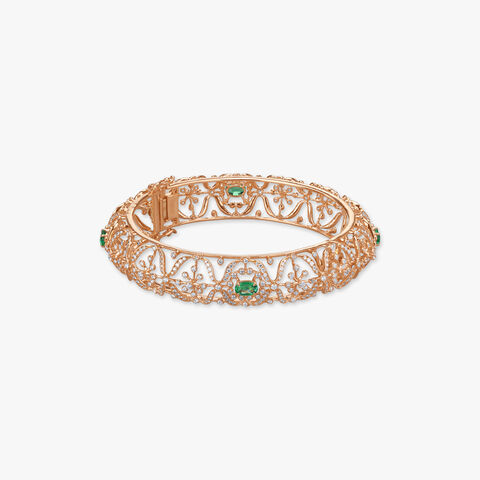 Regal Filigree Diamond Bangles