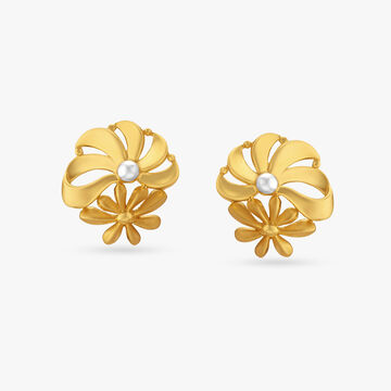 Petite Floral Stud Earrings