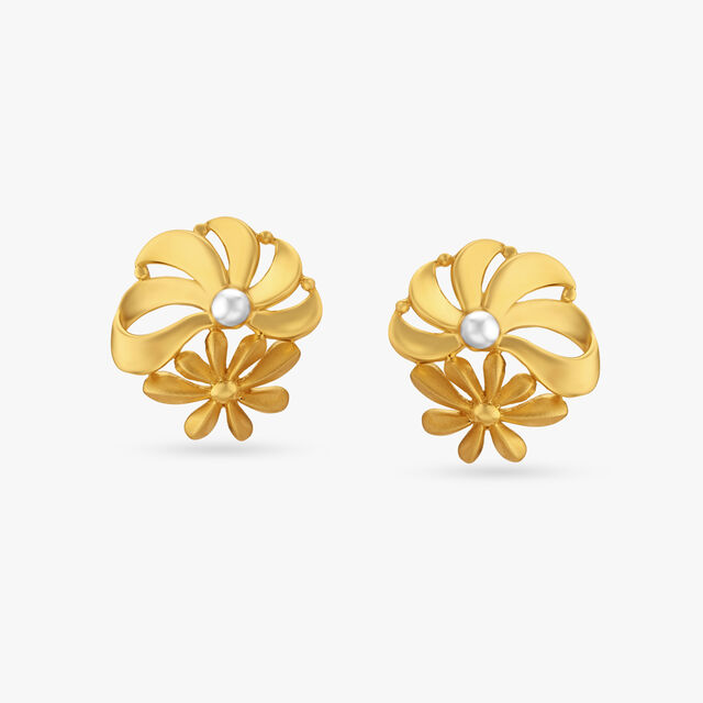 Petite Floral Stud Earrings,,hi-res image number null