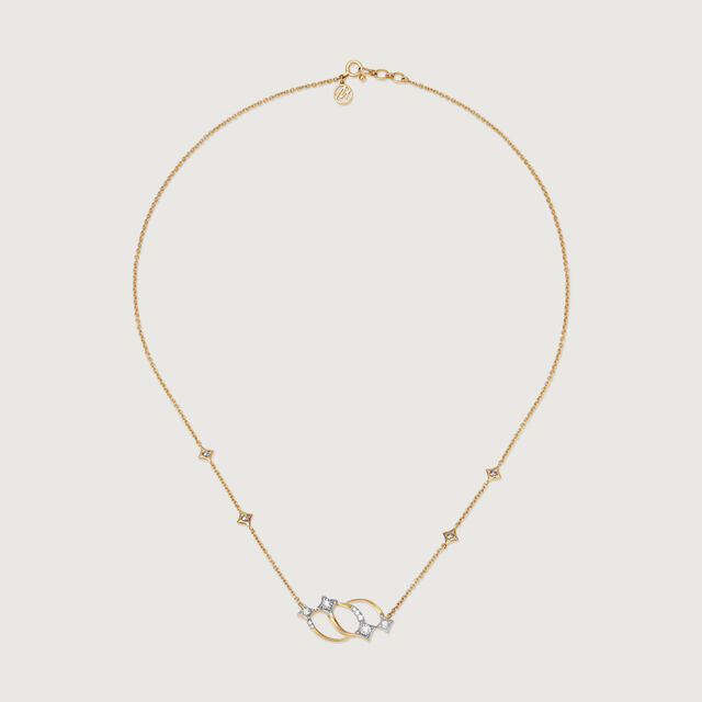 Meteor Charm 14KT Diamond Pendant with Chain,,hi-res image number null