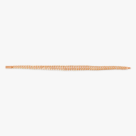 Overlapping Link Gold Bracelet