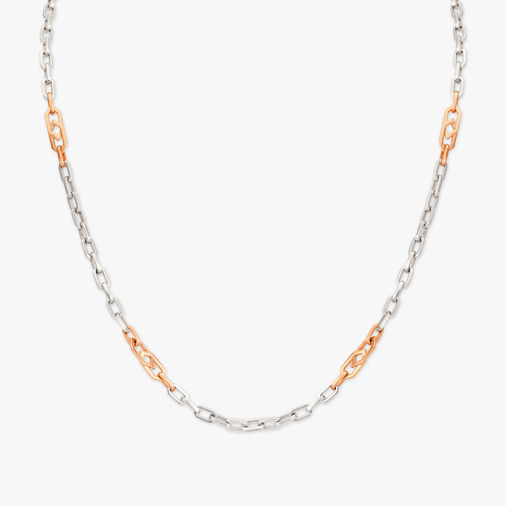 Stylish Link Platinum Chain