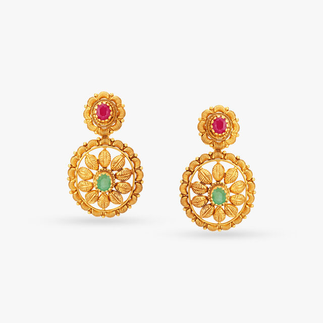 Extraordinary Gold Drop Earrings,,hi-res image number null