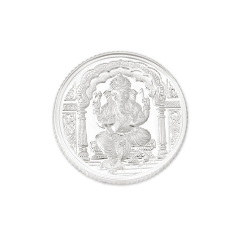 Traditional Ganesha 10 Gram 999 Purity Silver Coin