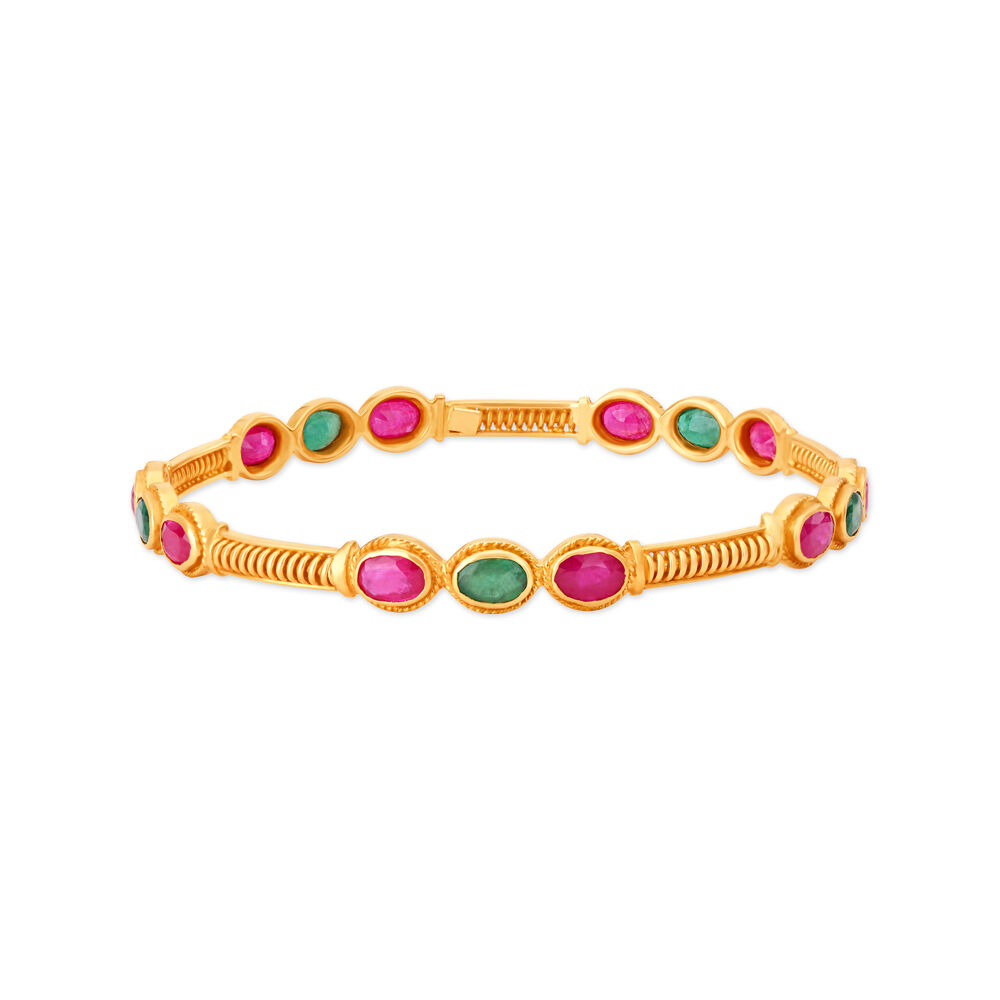 Ruby Bangle Diamond Bangle Natural Diamond & Diamond Polki - Etsy