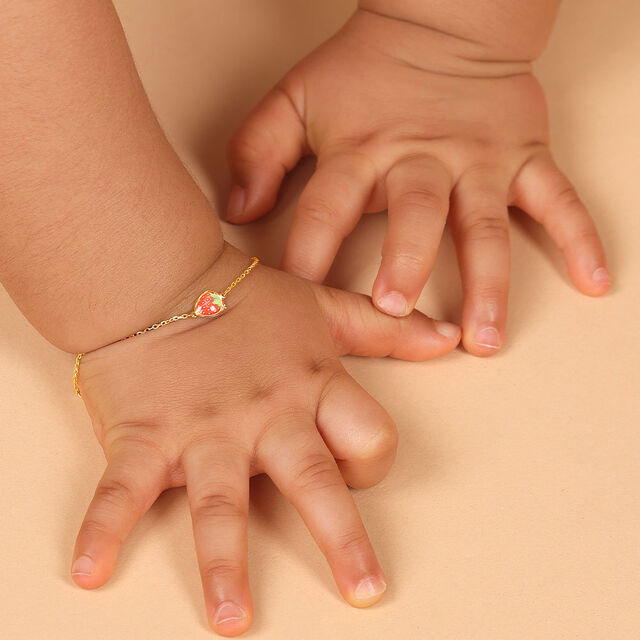 Cute Strawberry Bracelet for Kids,,hi-res image number null