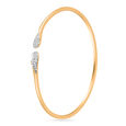 Mamma Mia 14 KT Yellow Gold Glam Chic  Bangle,,hi-res image number null