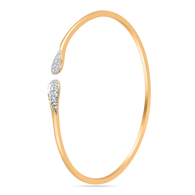 Mamma Mia 14 KT Yellow Gold Glam Chic  Bangle,,hi-res image number null