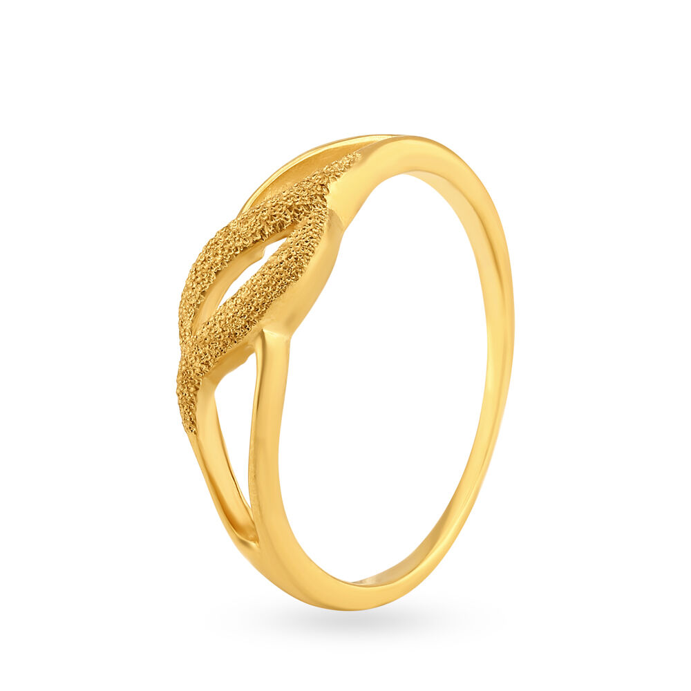 Buy Mia By Tanishq Nature's Finest Zigzag Treasures Gold Ring Online At  Best Price @ Tata CLiQ