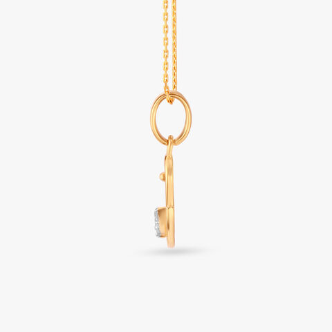 Duck Diamond Pendant for Kids