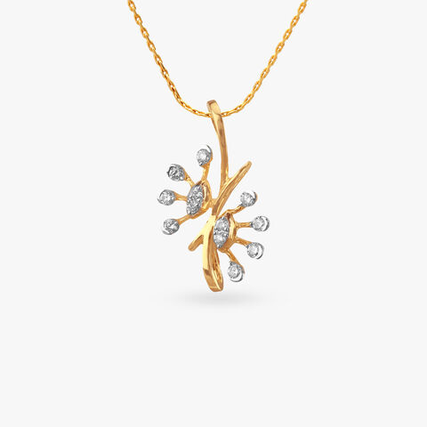 Starfire Splash Diamond Pendant