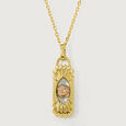 Guardian's Frosty Allure White Topaz 18 KT  Pendant with chain,,hi-res image number null