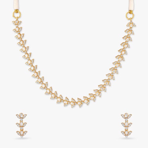 Eshana Leaf Necklace Set