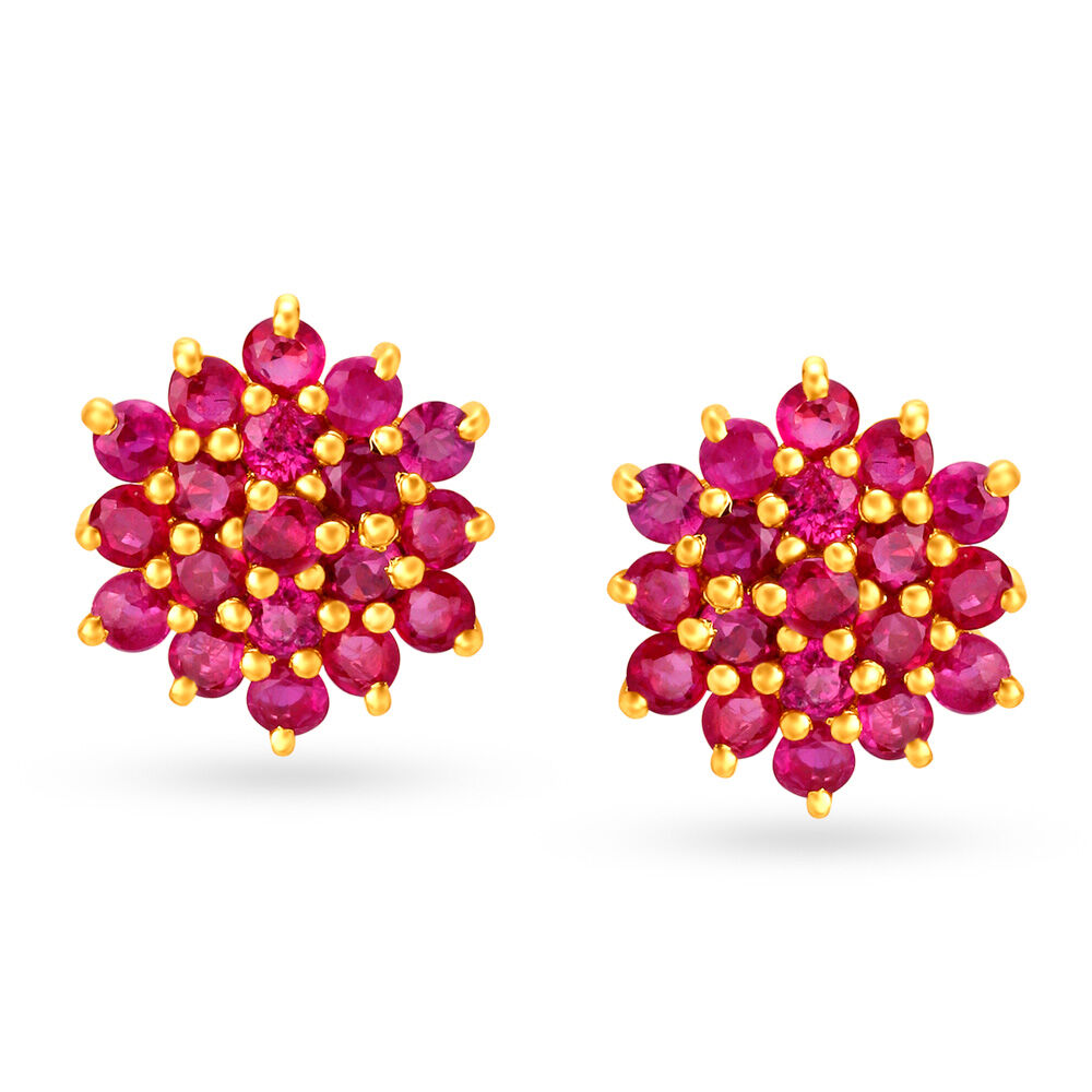 Tanishq ruby pendant set store