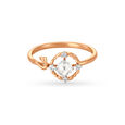 Vintage Style 14kt Yellow Gold & Diamond Finger Ring,,hi-res image number null