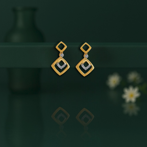 Fancy Diamond Drop Earrings