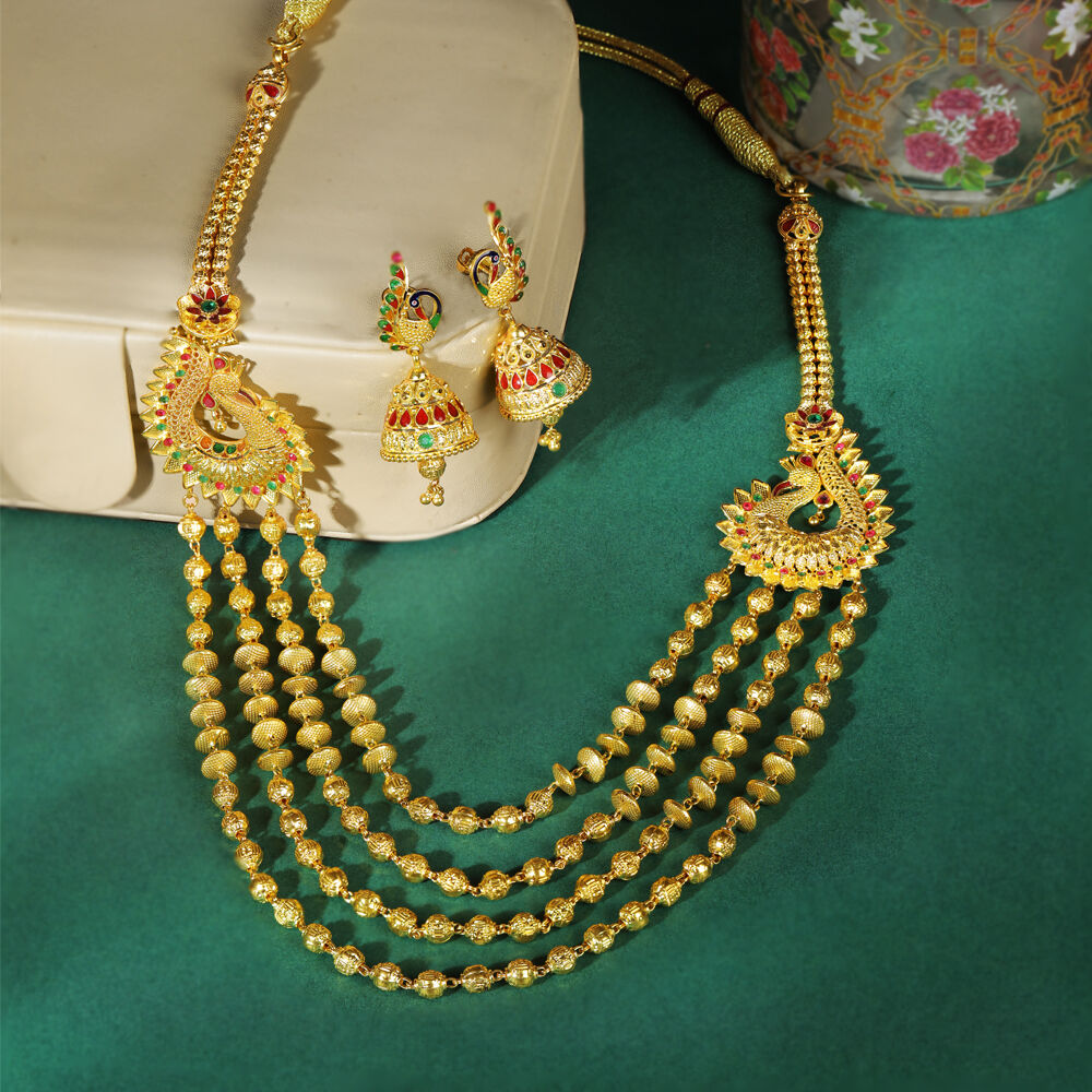 Gold rani haar designs with prices tanishq sale