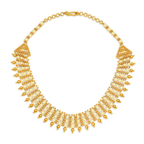 Ethereal Gold Chandanhaar for the Gujarati Bride