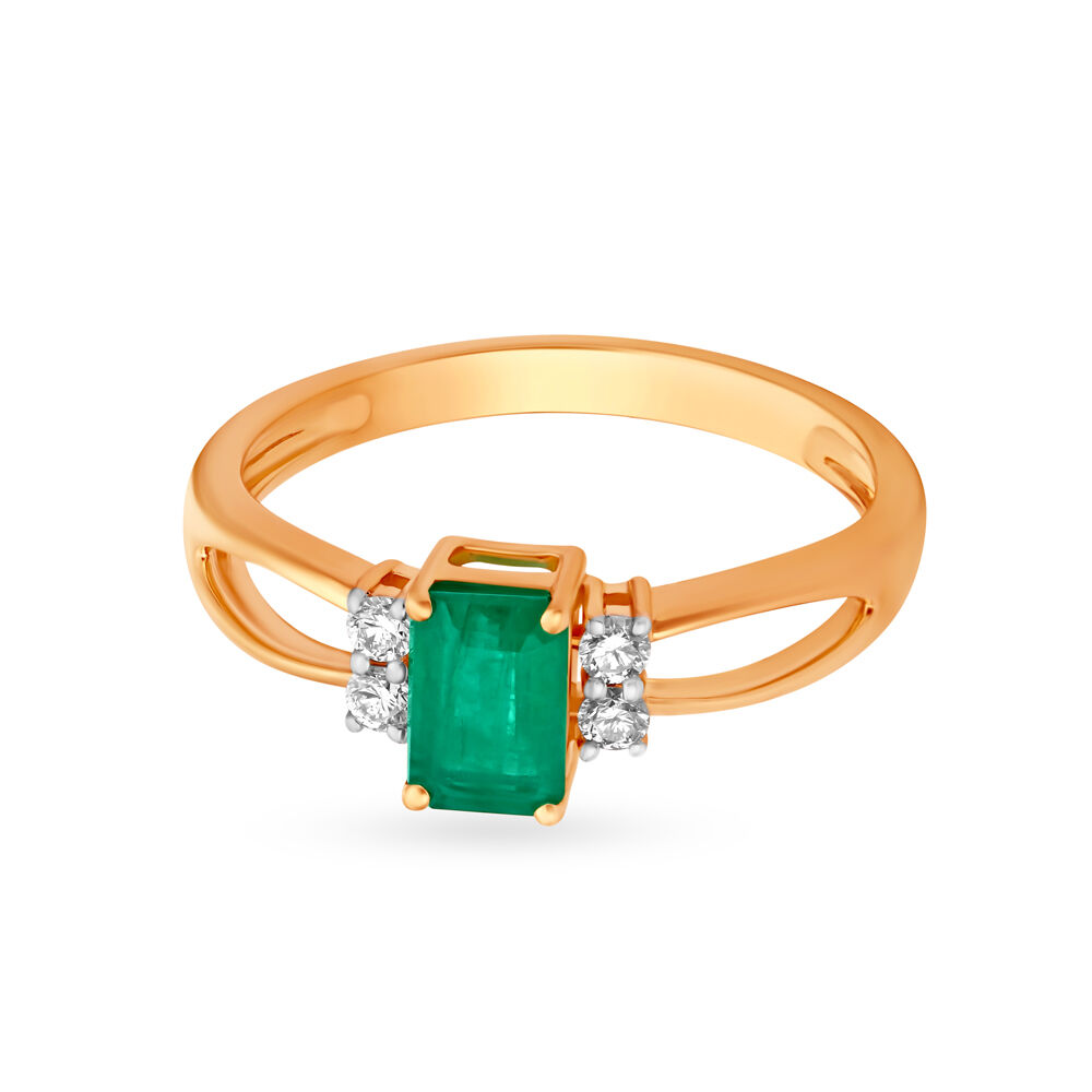 Flawless Emerald and Ruby Gold Bangle