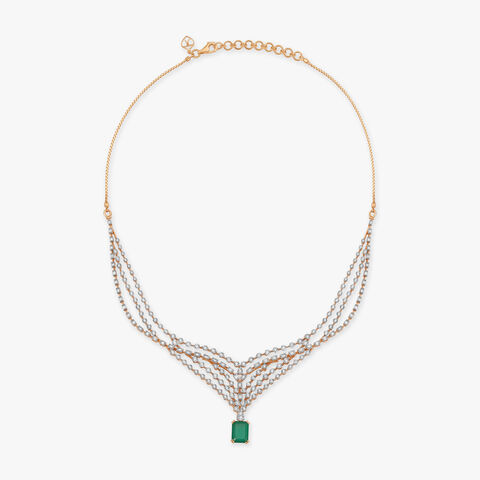 Gorgeous Glimmers Diamond Necklace Set