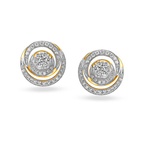 Enchanting Diamond Stud Earrings