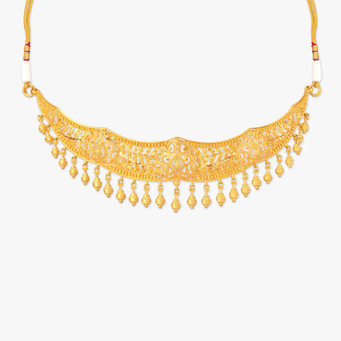 Regal Opulence Gold Necklace Set