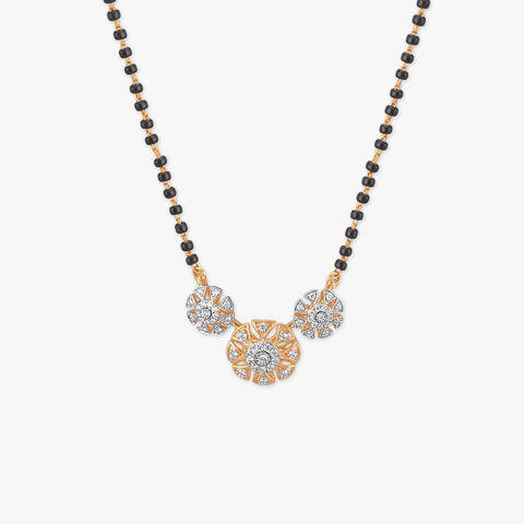Trio Bloom Diamond Mangalsutra