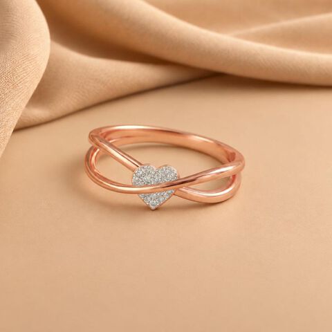 Heartline Glow Diamond Ring