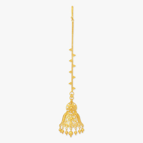 Lotus Bloom Gold Maang Tikka